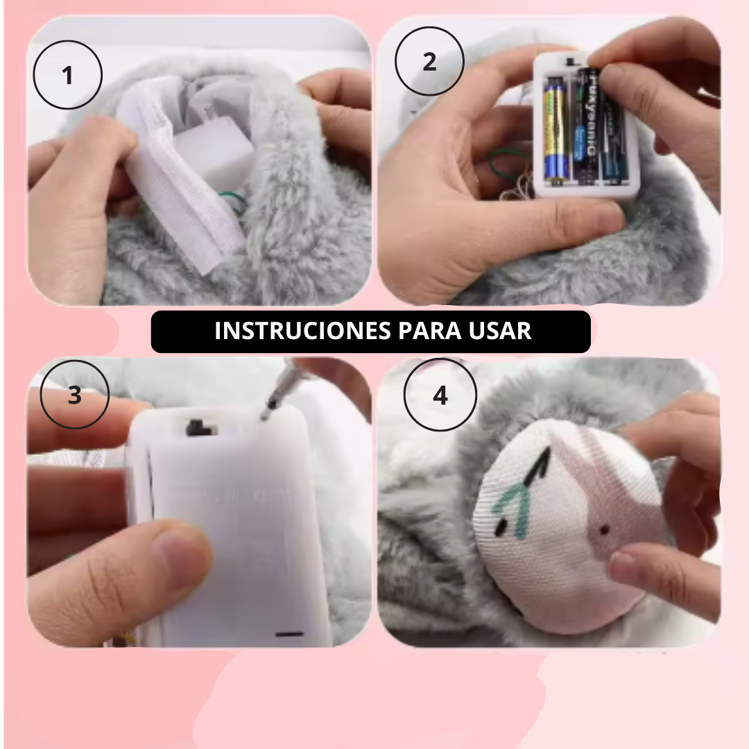 Elefante de Peluche Suave Anti Estrés